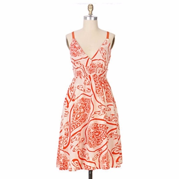 Anthropologie Dresses & Skirts - NWT Anthropologie Maeve Paisely Cotton Dress Sz 2